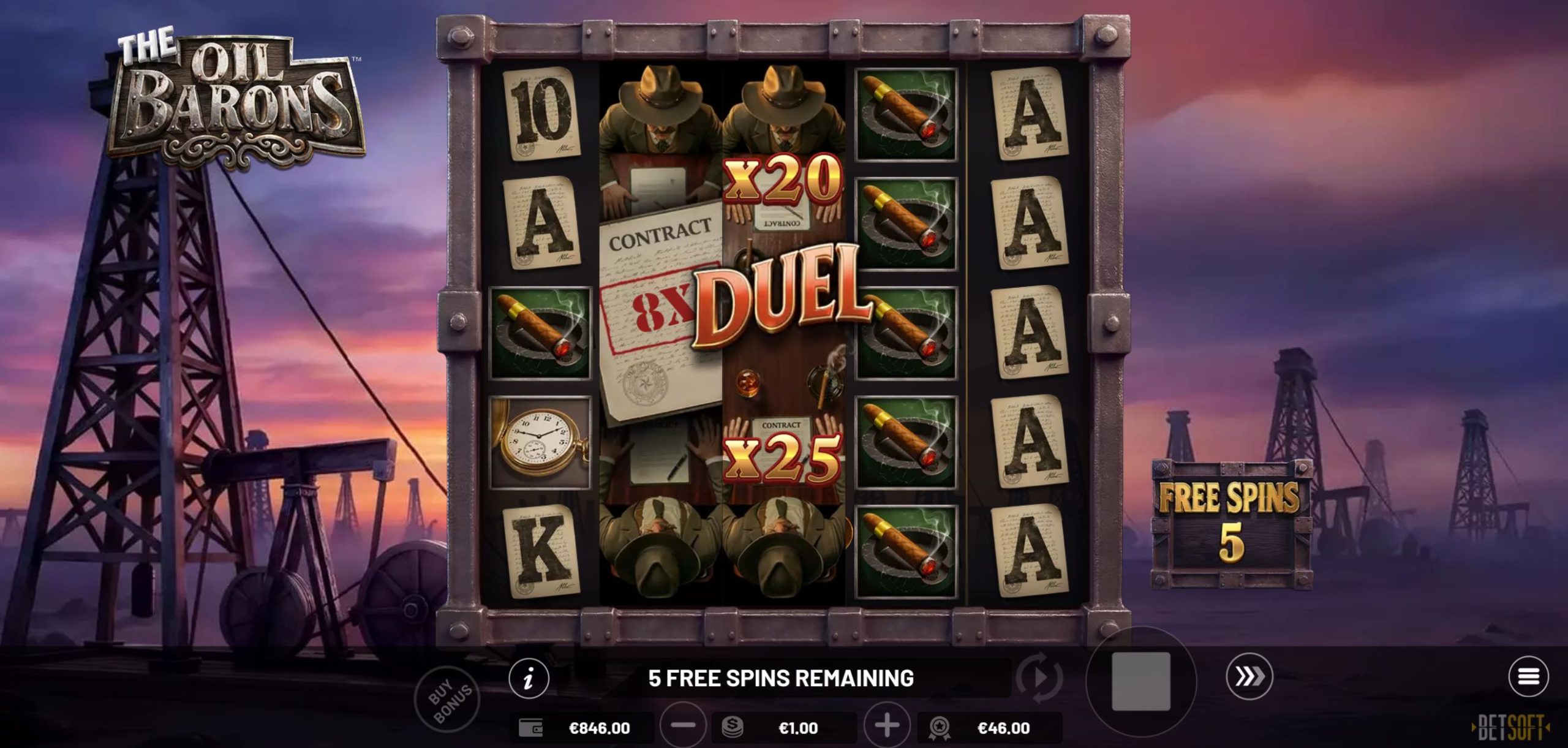the oil barons bonus