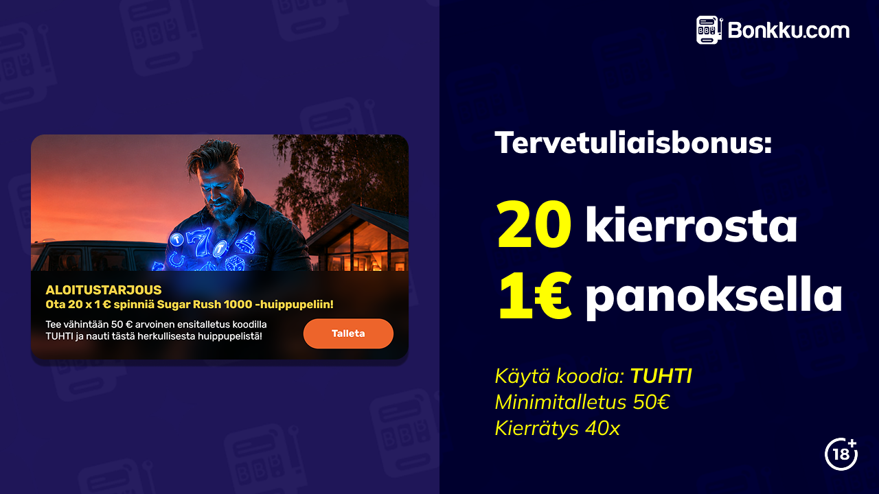 tuhti kasino tervetuliaisbonus