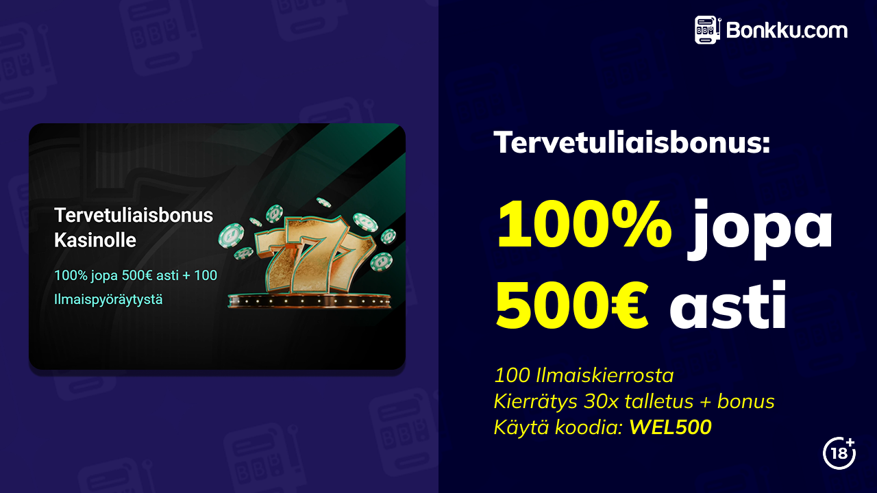 1bet casino tervetuliaisbonus