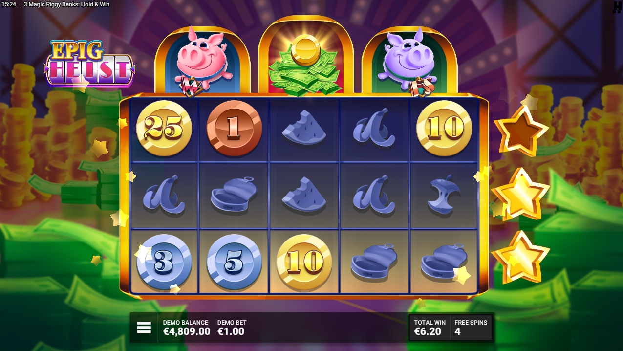 3 magic piggy banks bonus