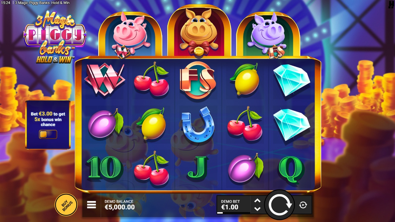 3 magic piggy banks slot