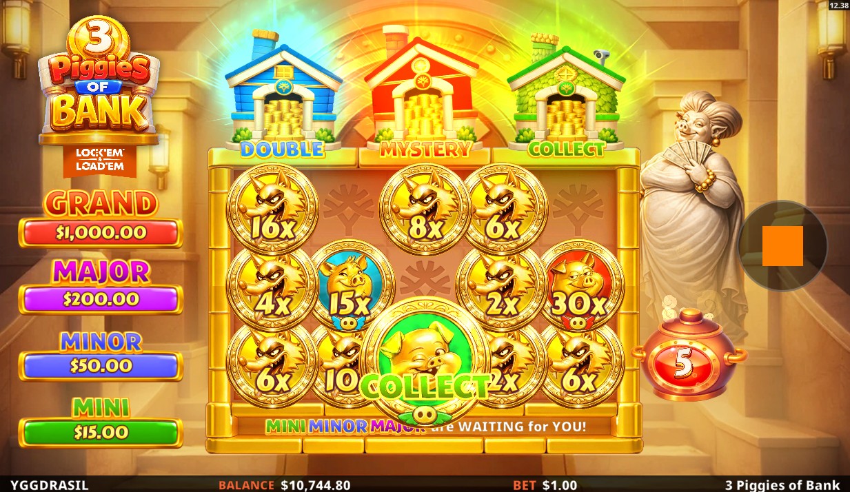 3 piggies of bank bonus