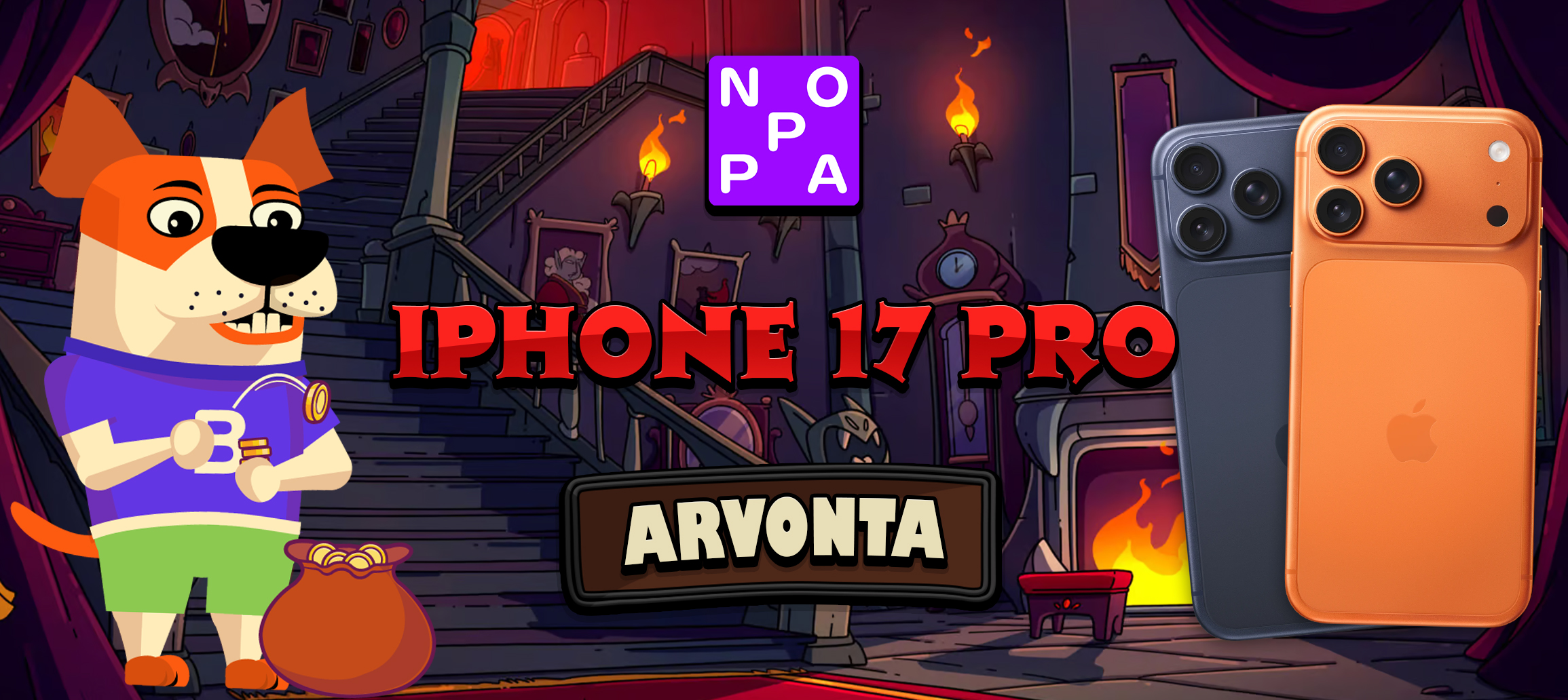 Bonkku.com X Noppa kasino – Syyskuun iPhone 17 Pro -arvonta