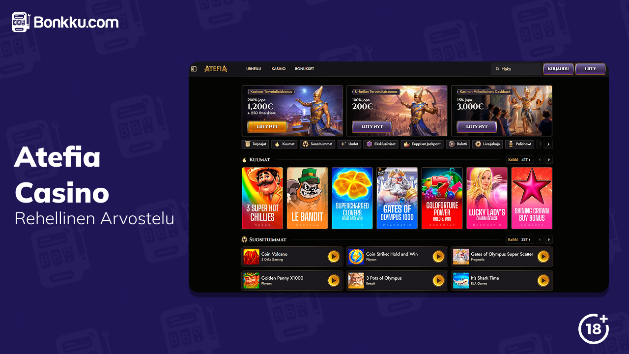 atefia casino arvostelu