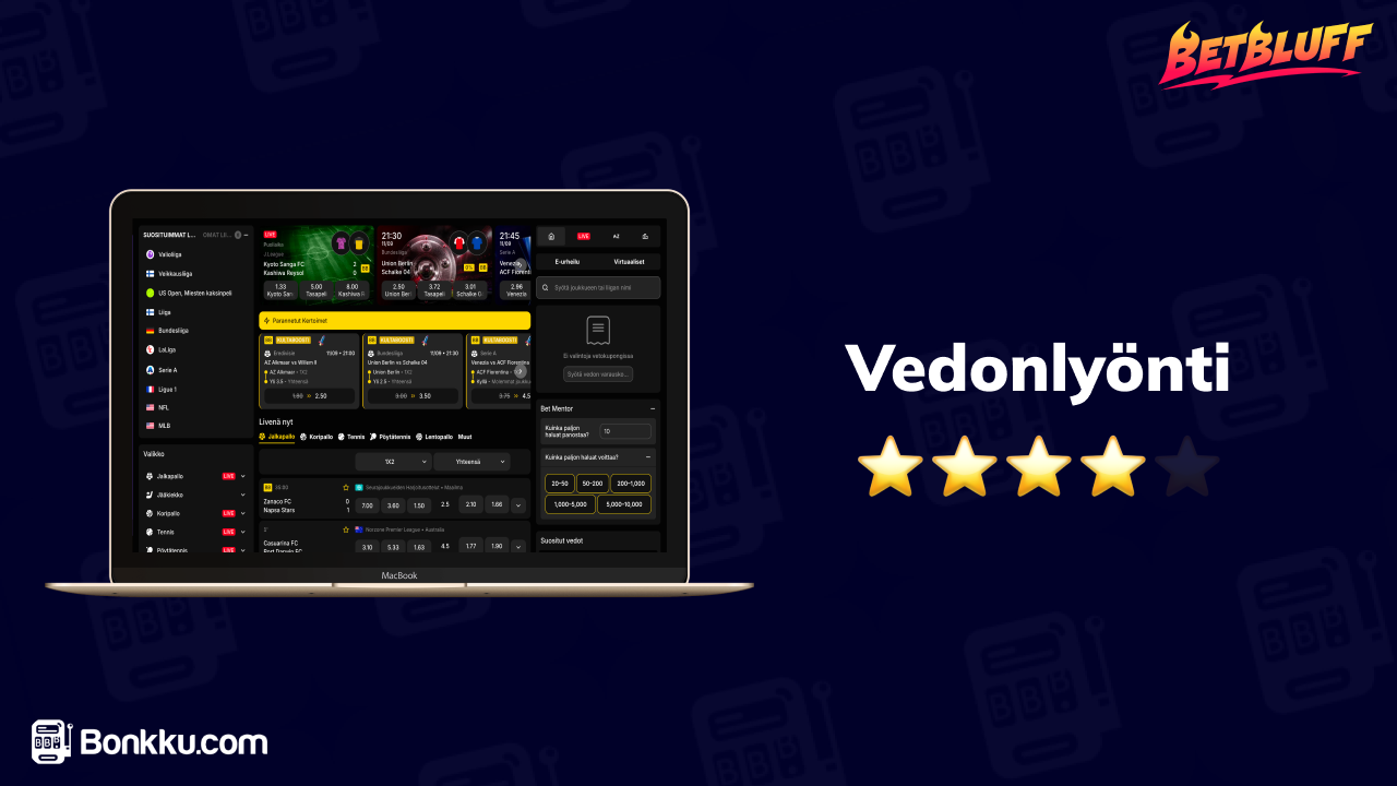 betbluff casino vedonlyönti