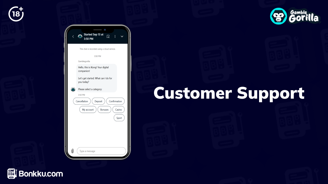 gamblegorilla casino customer support