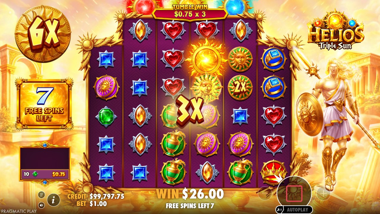 helios triple sun bonus