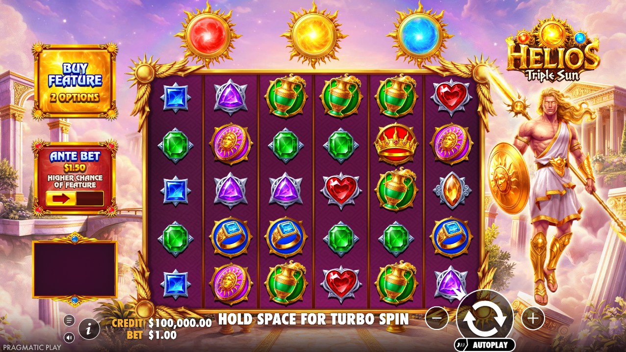 helios triple sun slot
