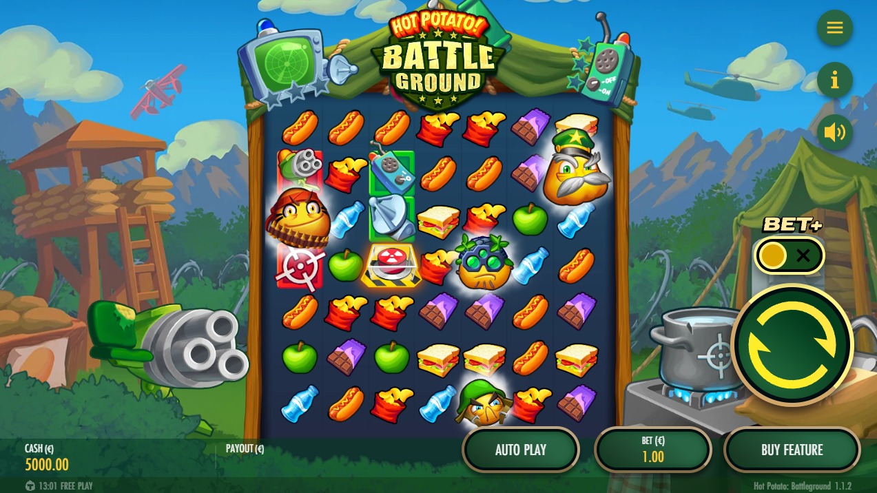 hot potato battleground slot