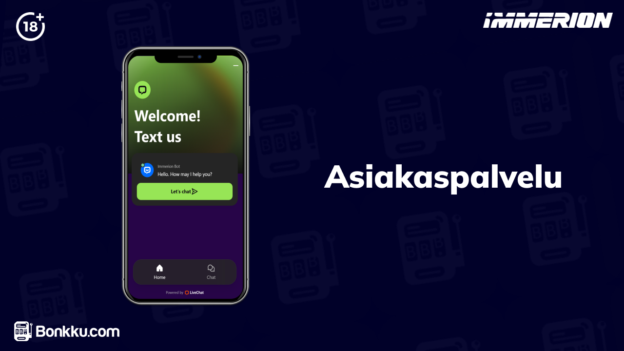 immerion casino asiakaspalvelu