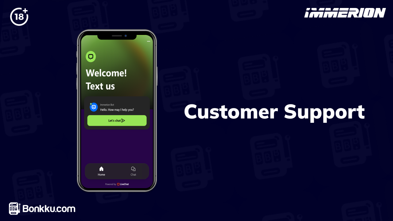 immerion casino customer support