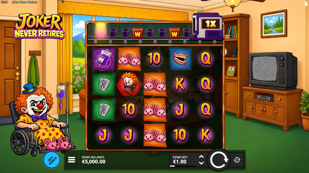 joker never retires slot