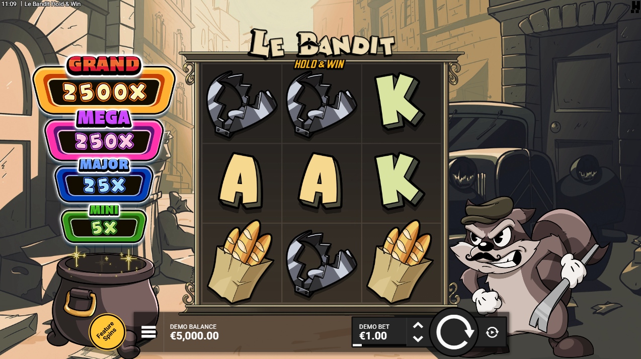le bandit hold and win slot