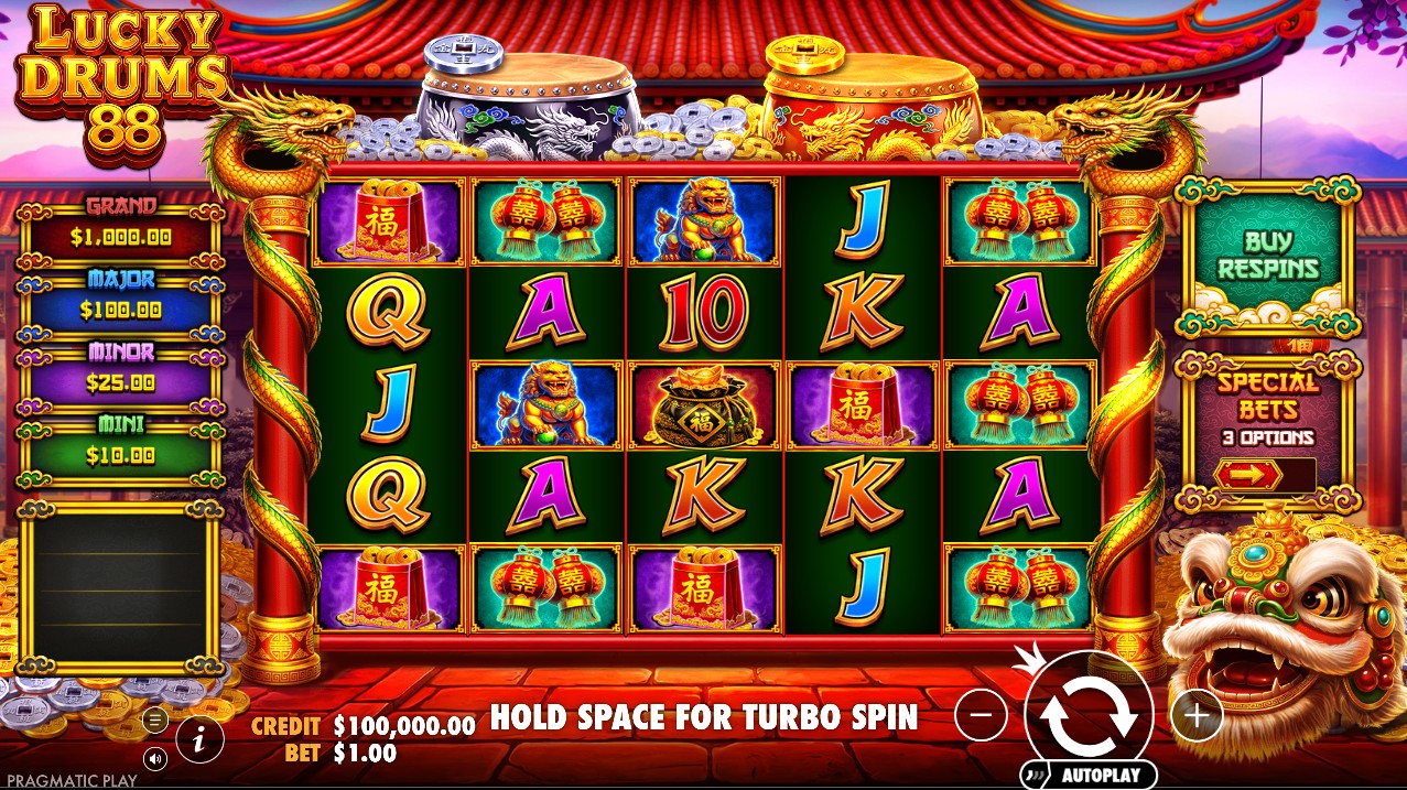 lucky drums 88 slot