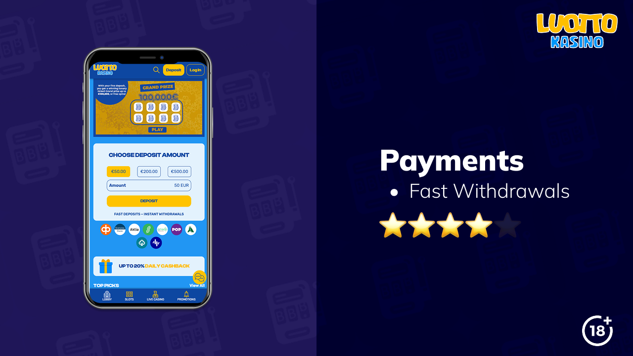 luottokasino payments