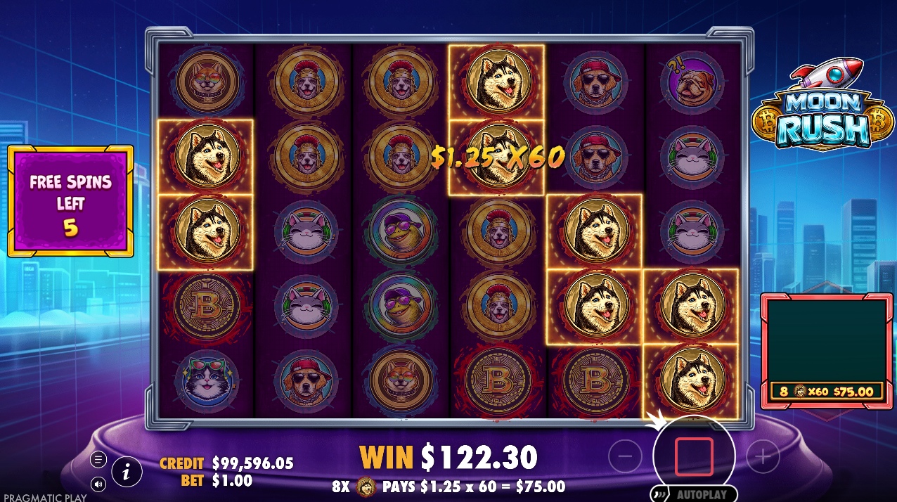 moon rush bonus
