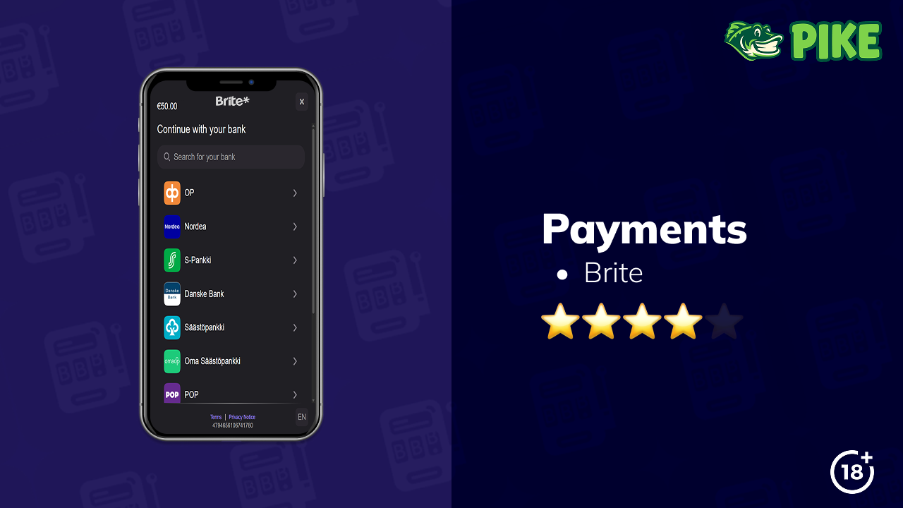 pike casino payments