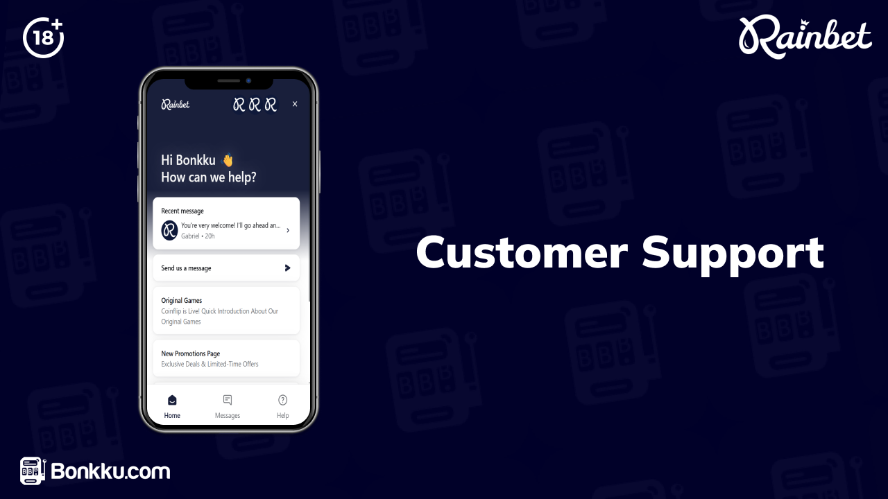 rainbet casino customer support