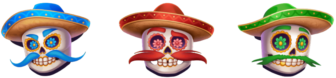 tres pinatas symbols