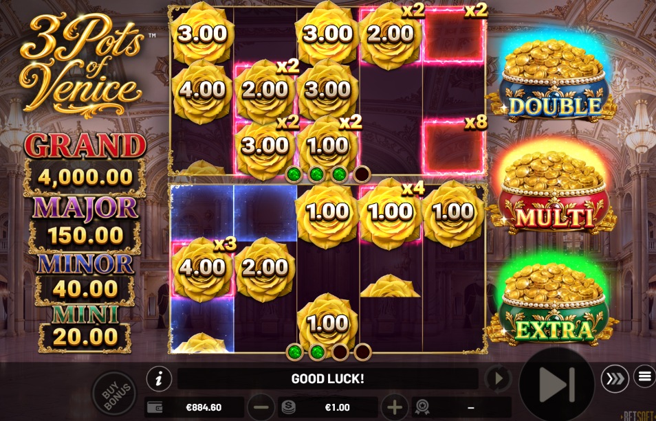 3 pots of venice bonus