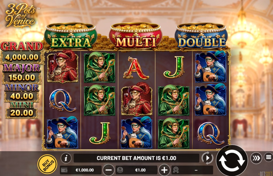 3 pots of venice slot