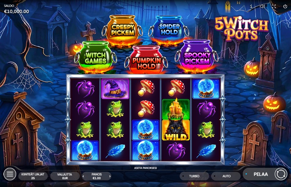 5 witch pots slot