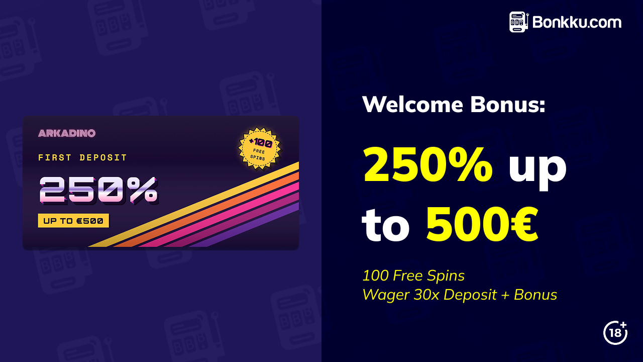 arkadino casino welcome bonus