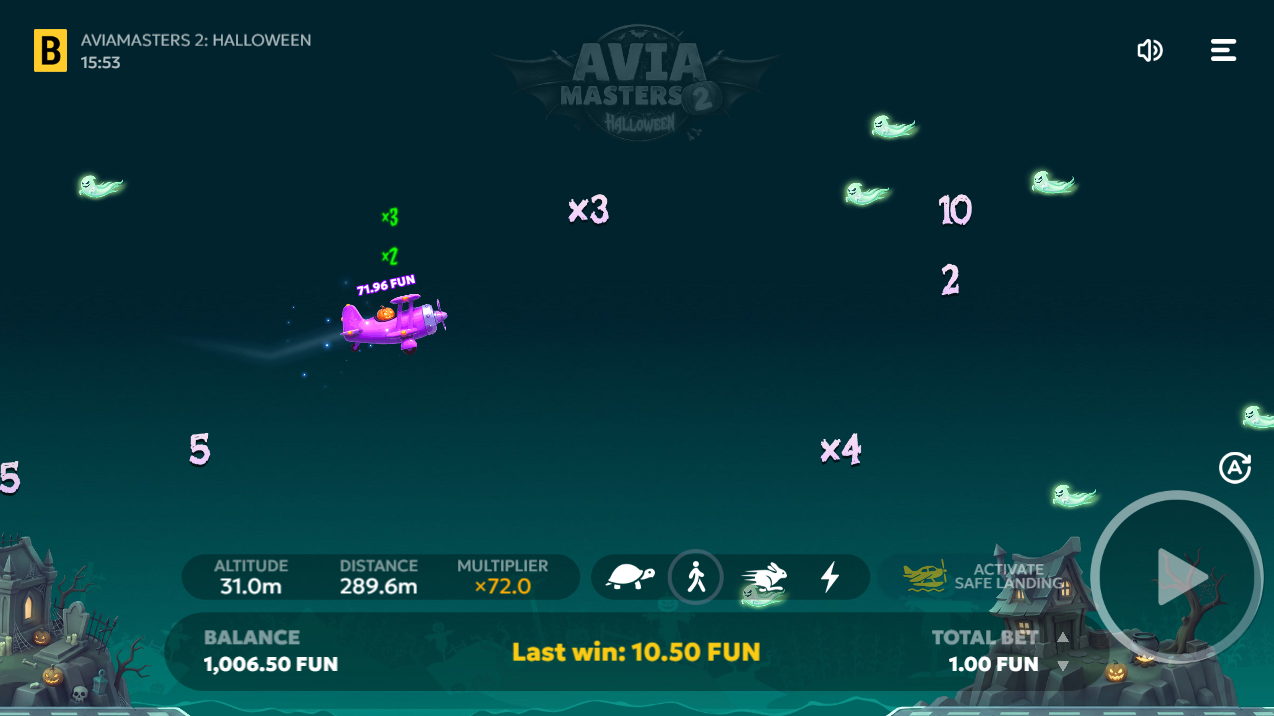 aviamasters 2 halloween bonus