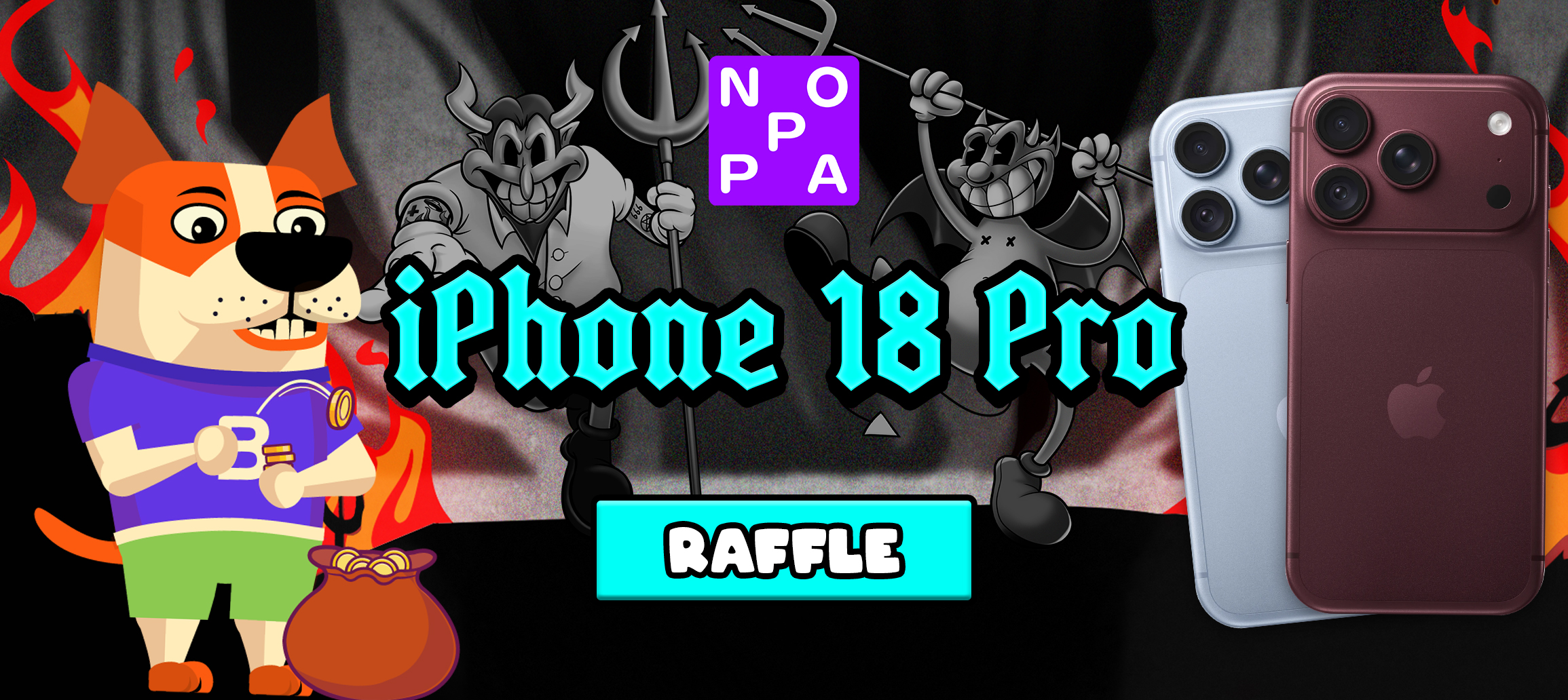 Bonkku.com X Noppa: iPhone 18 Pro Raffle!
