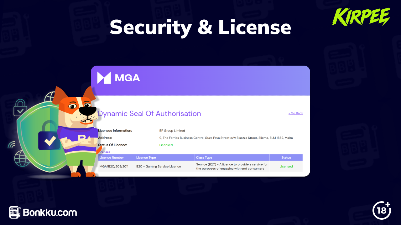 kirpee casino license