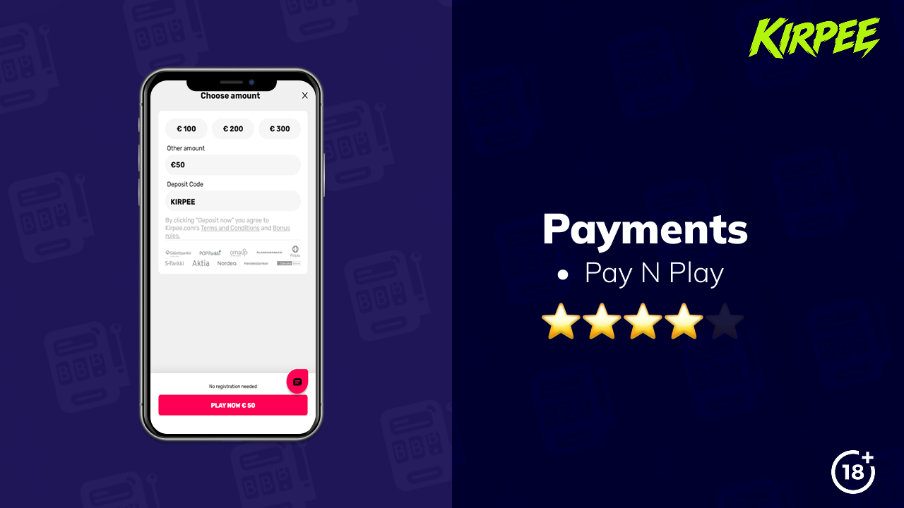 kirpee casino payments