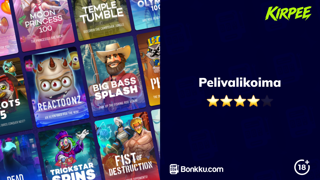kirpee kasino pelivalikoima