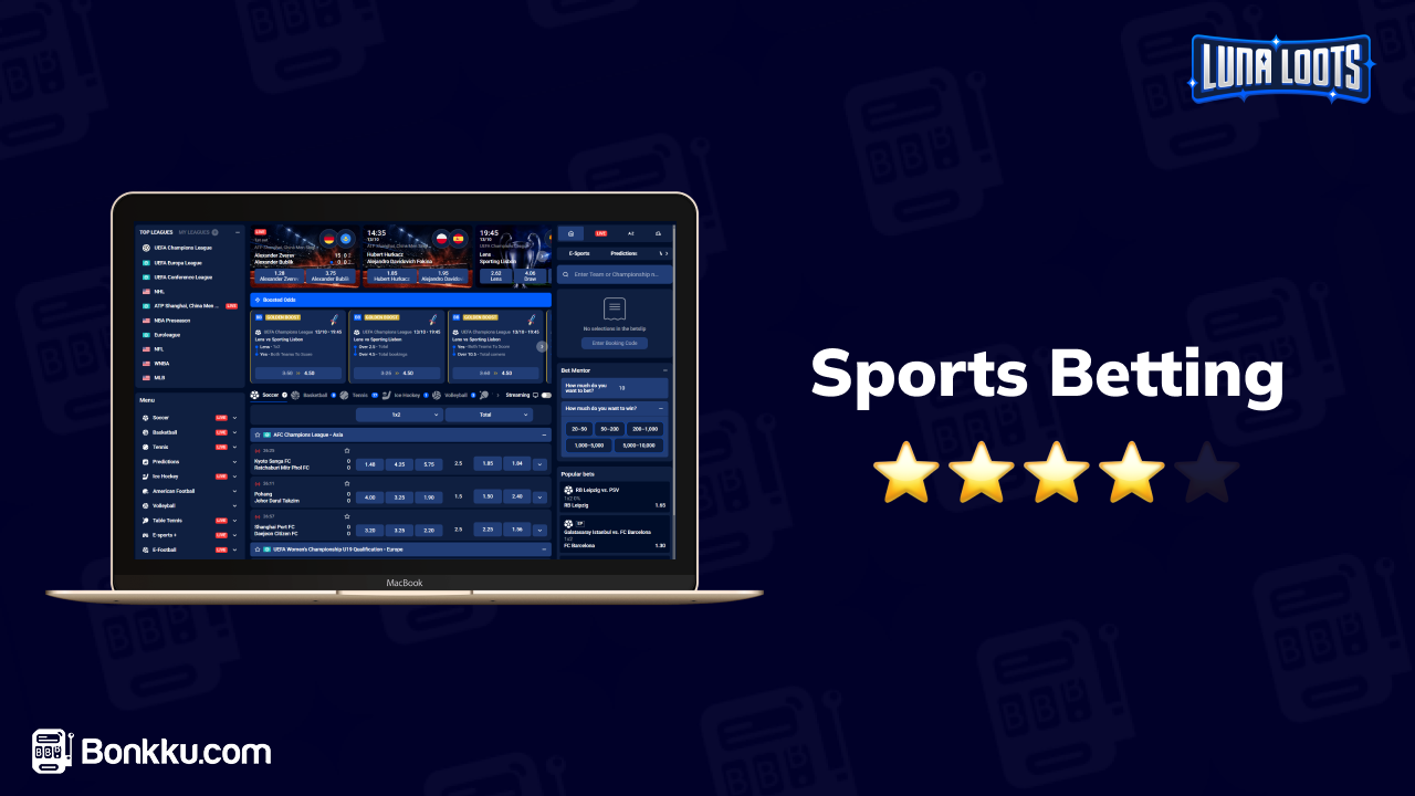 lunaloots casino sports betting