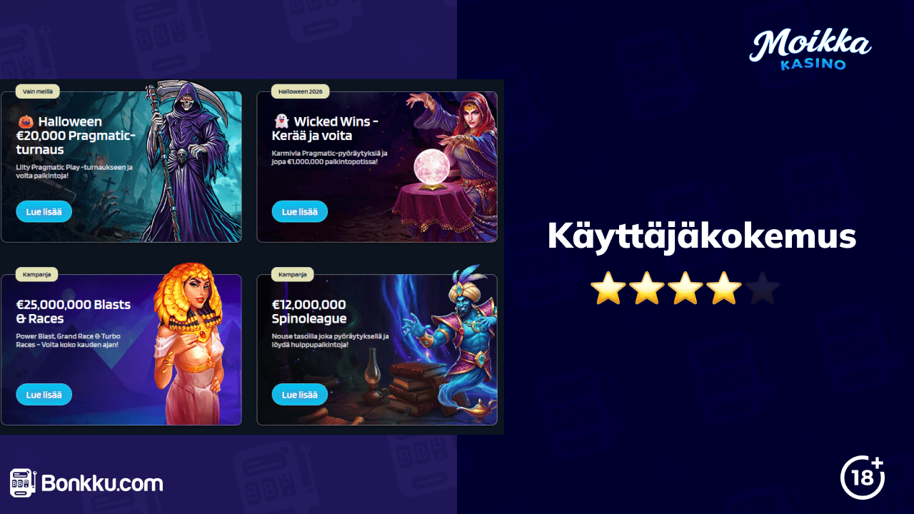 moikka kasino käyttäjäkokemus
