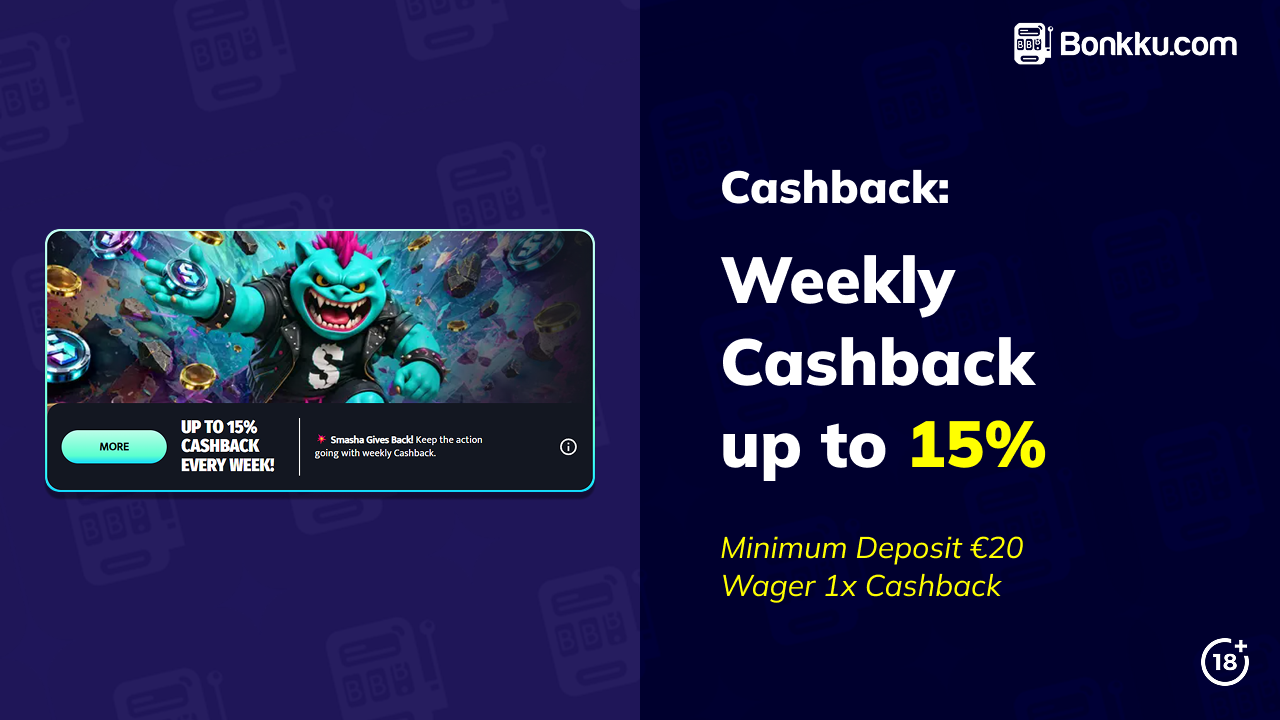smasha casino cashback