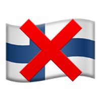 suomen lippu x