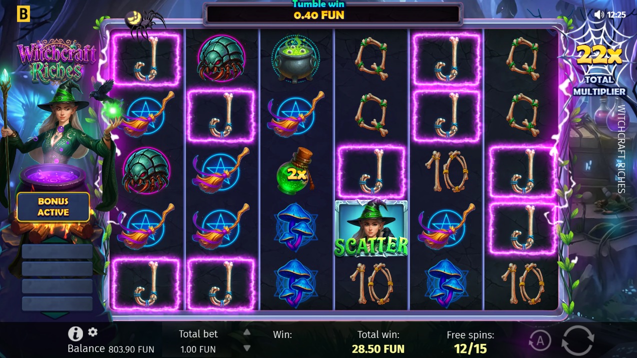 witchcraft riches bonus